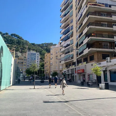Homely Malagueta Junto Al Mar, Parking Privado Bajo Suplemento Lejlighed