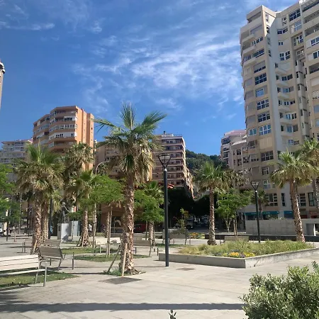 Homely Malagueta Junto Al Mar, Parking Privado Bajo Suplemento Lejlighed Málaga